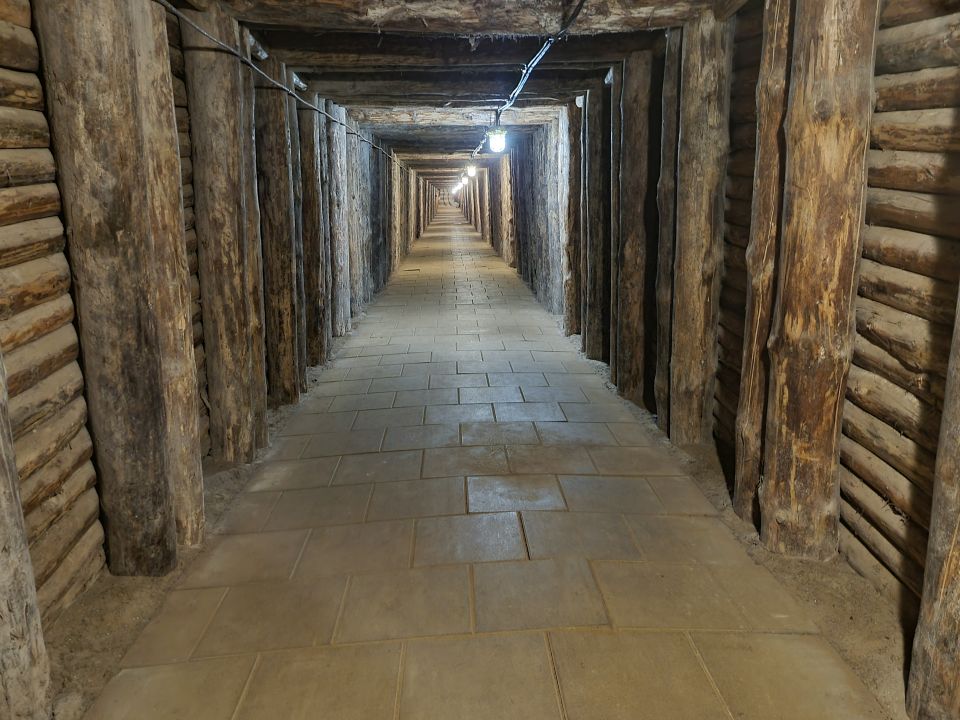 Podziemny korytarz w Kopalni Soli w Bochni