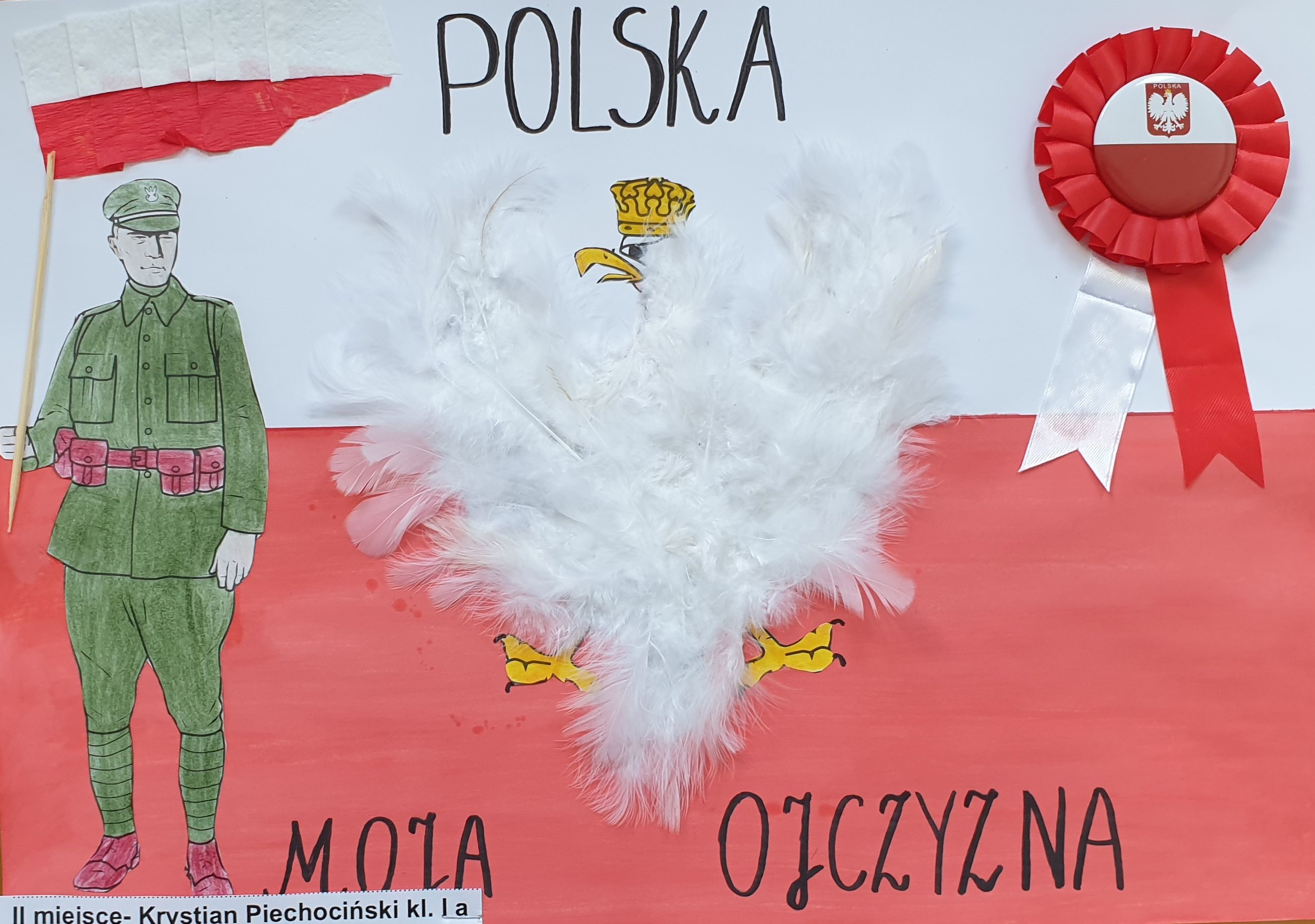 Praca konkursowa Krystiana Piechocińskiego z klasy I a- II miejsce w kategorii klasy I