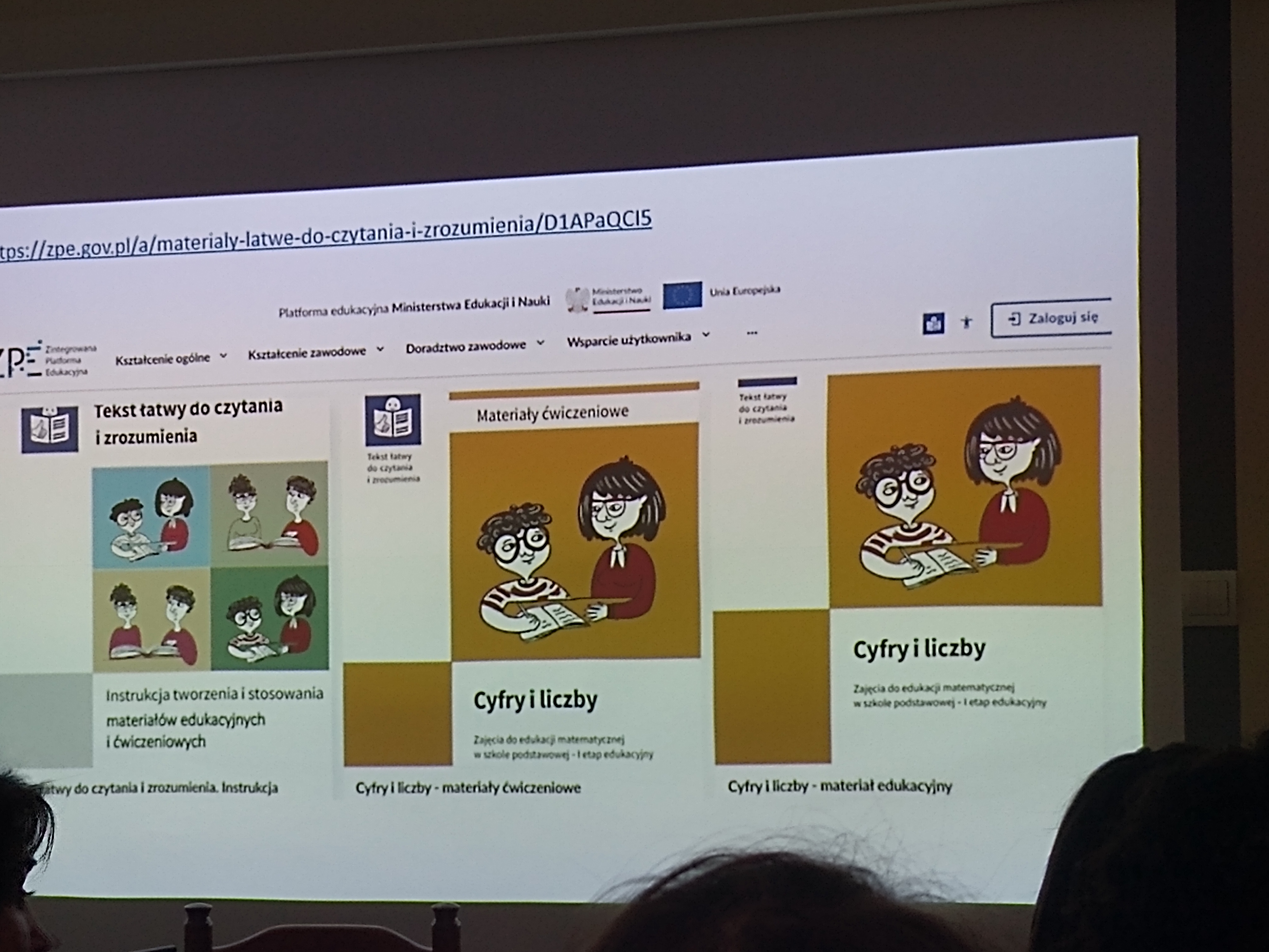 Prezentacja slajdu Zintegrowana Platforma Edukacyjna/materiały łatwe do czytania