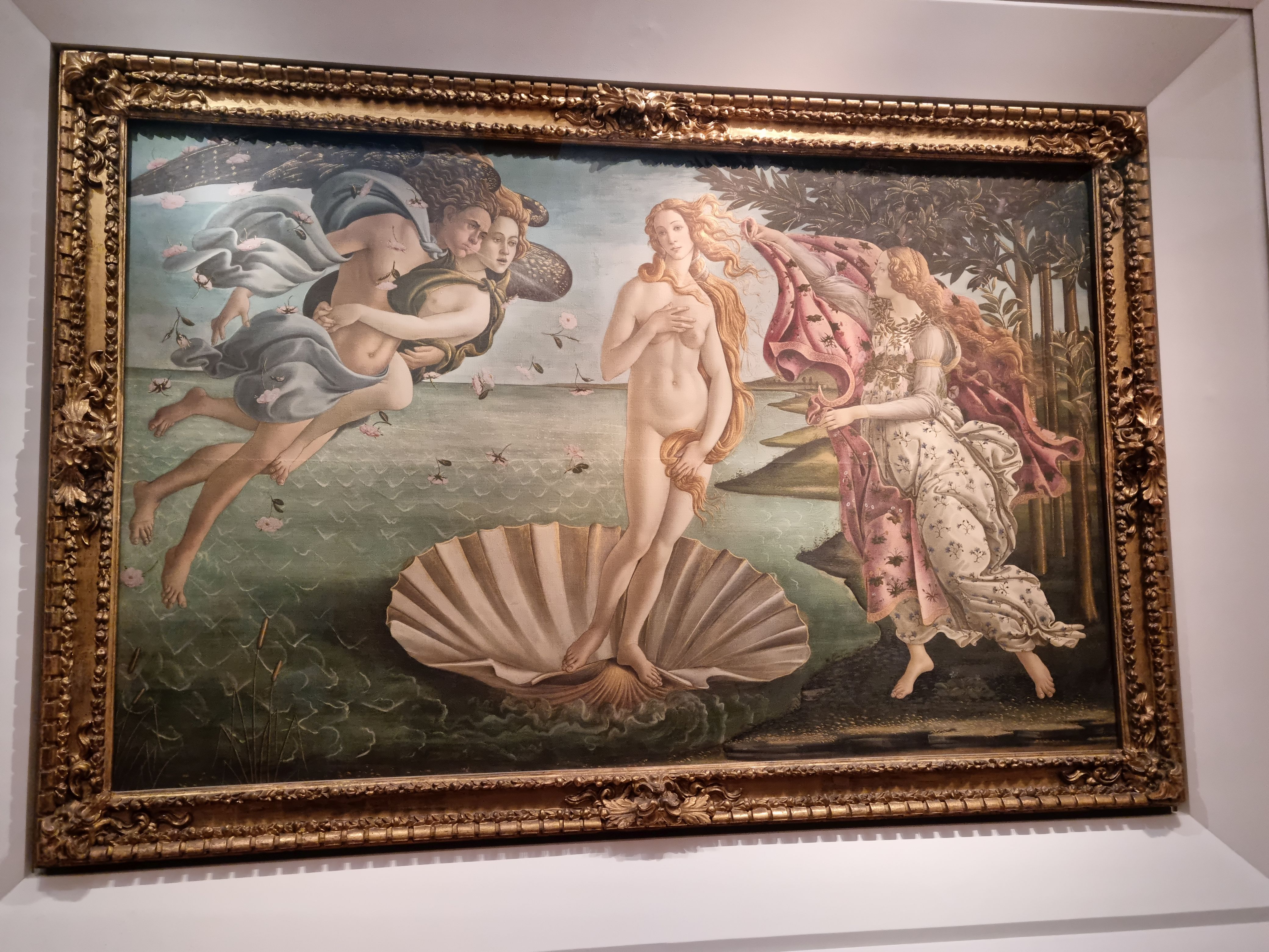 Narodziny Wenus Sandra Botticellego w Galerii Uffizi we Florencji