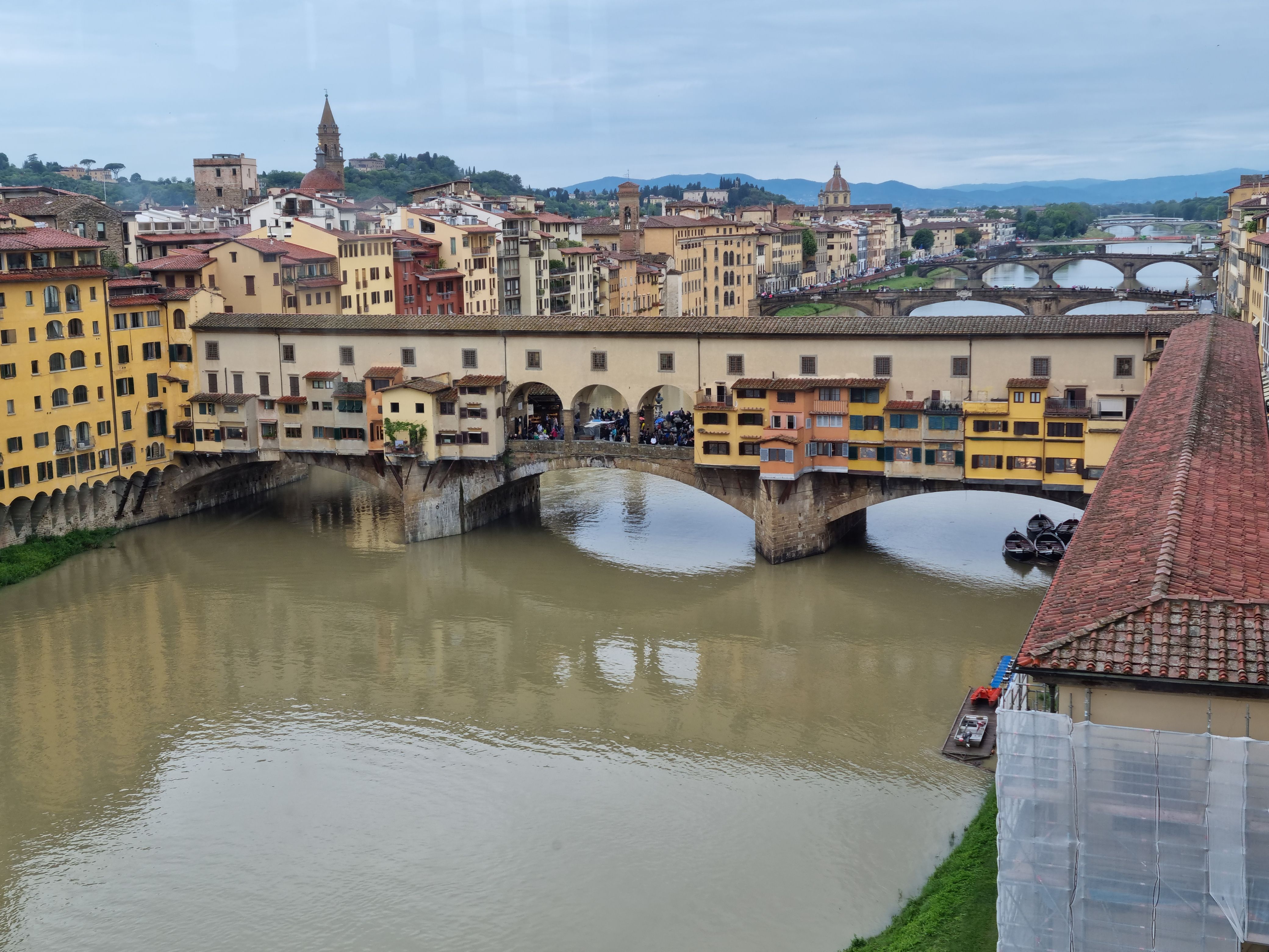Słynny most Ponte Vecchio, czyli Stary Most we Florencji
